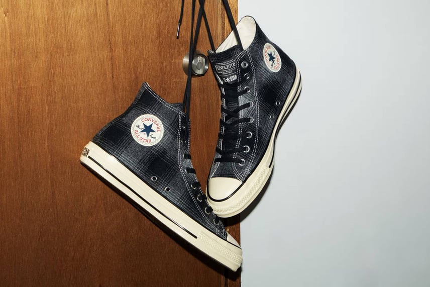 9/18発売|CONVERSE × Pendleton ALL STAR AGED HI "BLACK/GREY"|抽選/販売/定価情報