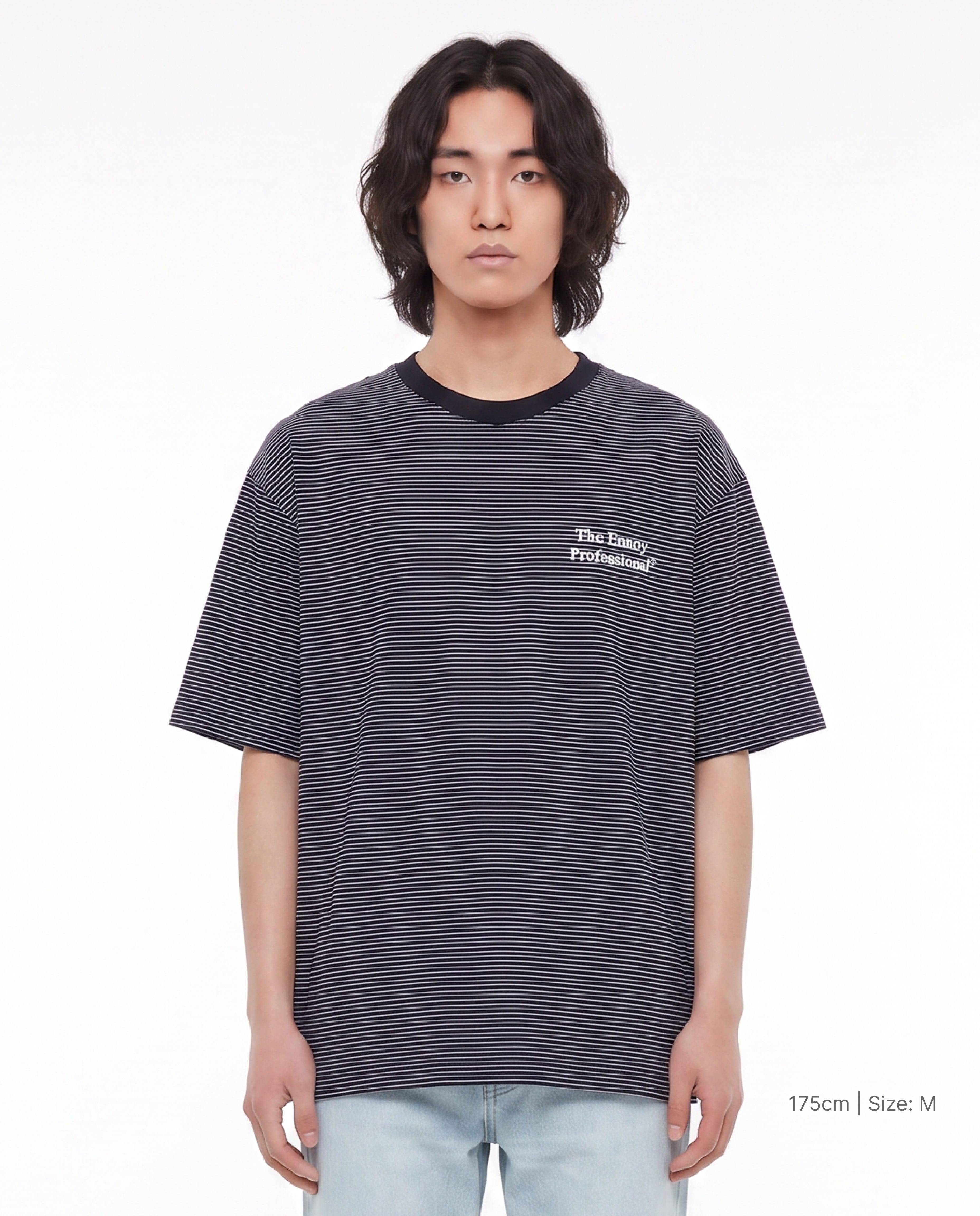 ENNOY 23SS S/S Border T-Shirt 