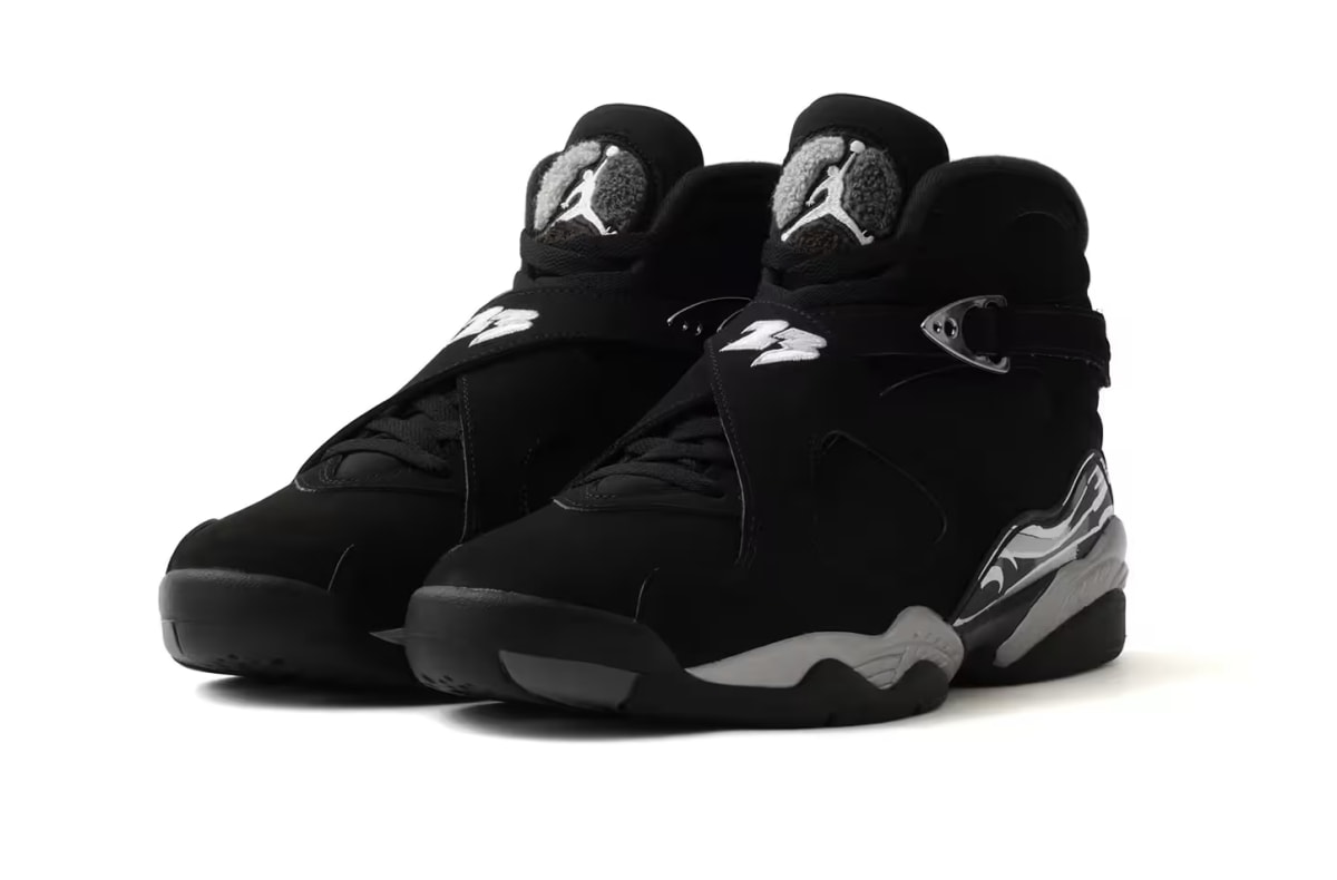 8/29発売｜Nike Air Jordan 8 "Black Chrome"｜抽選/販売/定価情報