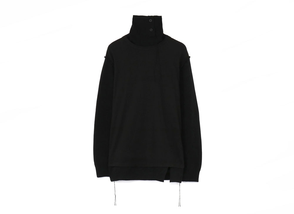 Yohji Yamamoto Pour Homme 30/-PLAIN STITCHES KNIT CS DOCKING  