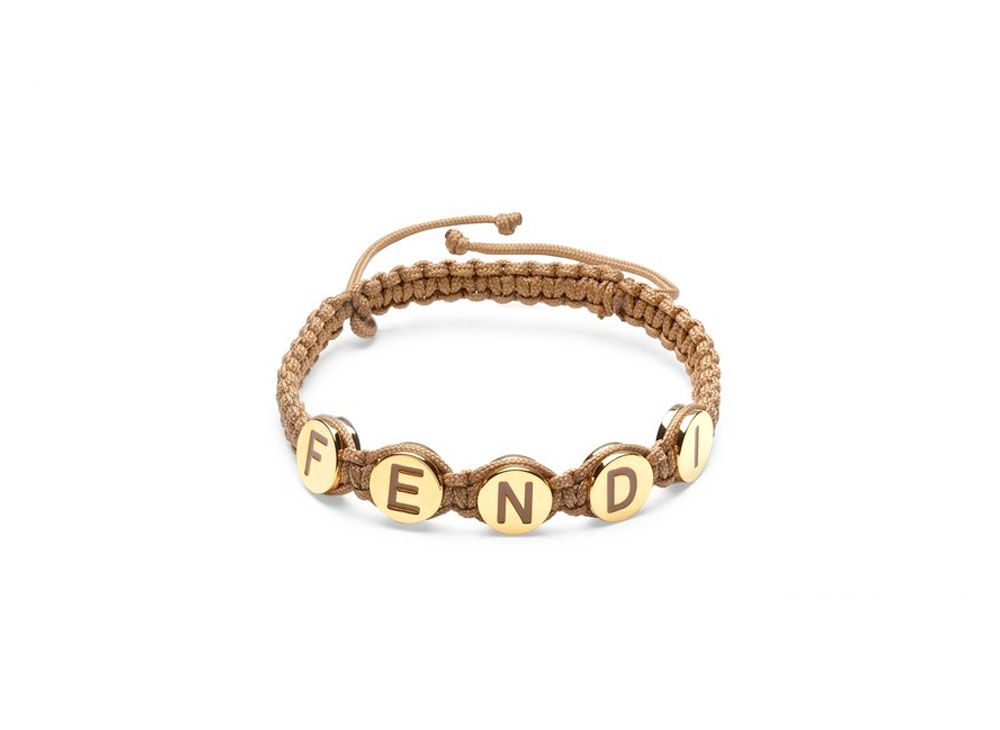 フェンディ FENDI ブレスレット エフイズ 濃う メタル/ラインストーン 