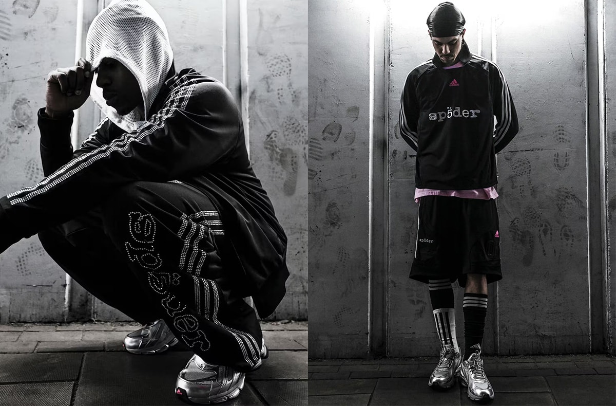 Sp5der × adidasの最新コラボコレクションが7/1より発売！立体的なプリントのフットボールジャージやラインストーンを配したトラックトップが登場