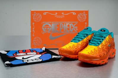 【実物フォトレポート】ONE PIECEとNikeが初コラボ!Air Max Plus "メラメラの実"のディテールをチェック