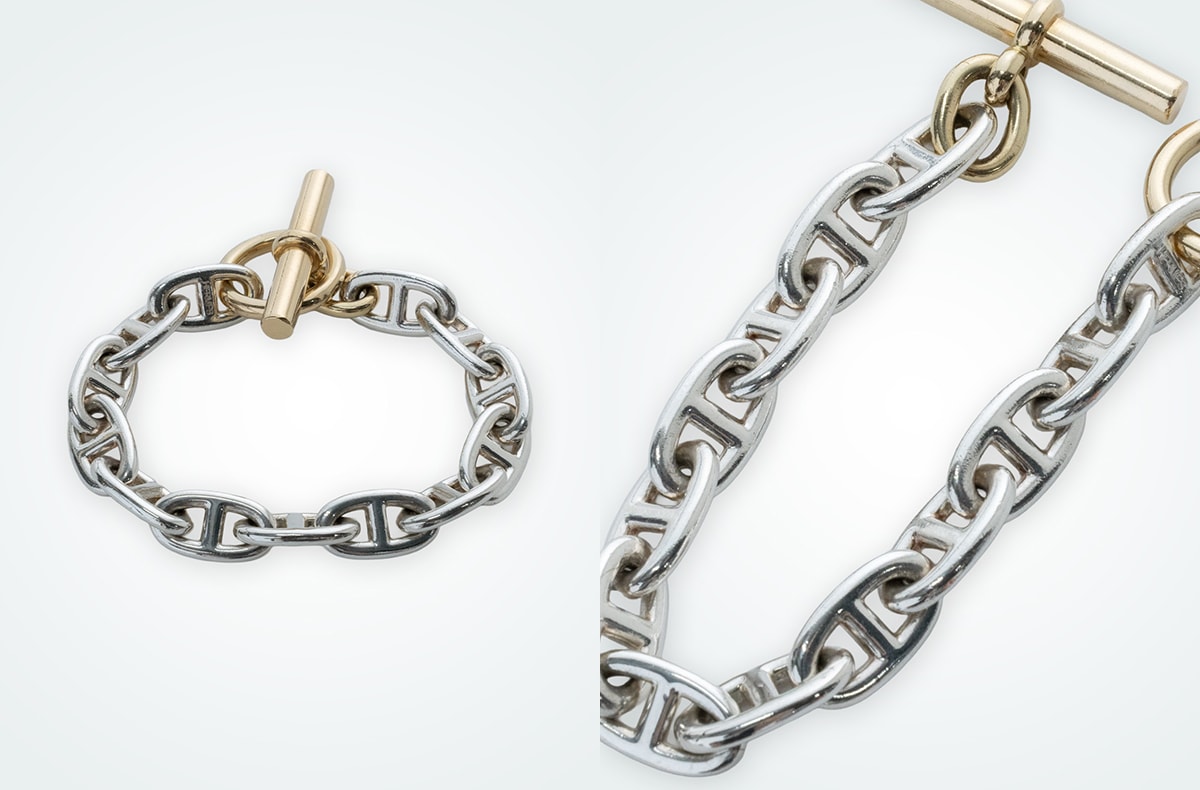 hermes-margiela-era-chaine-d-ancre-gold-mix-bracelet-gm13