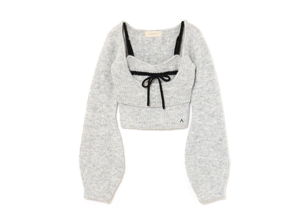 andmary natalie ribbon set mocha（公式ショップ】 ANDMARY