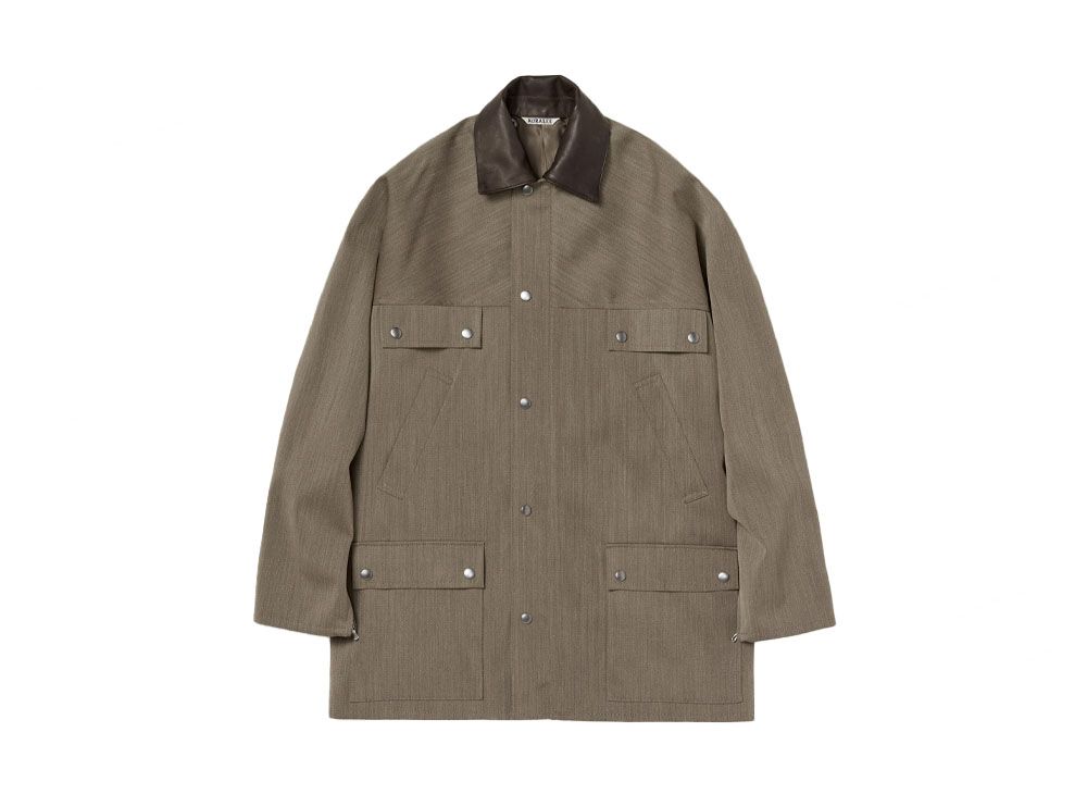 WOOL CAVARLY TWILL HUNTING BLOUSON