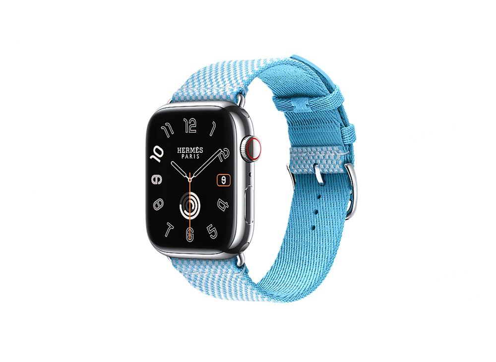 1966 Apple Watch エルメス series7 シルバーステンレス 2059