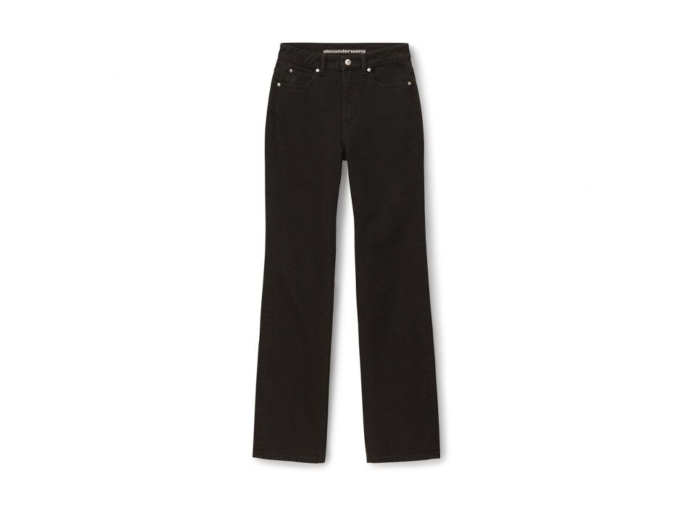 High Rise Flack Stack Alexander Wang Denim Fly High Rise Stack Jeans
