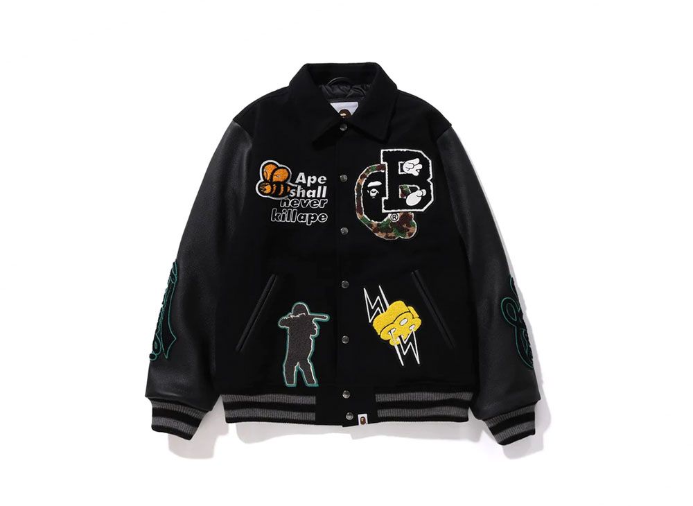 Lサイズ】 BAPE mastermind Varsity Jacket BAPE STORE® JAPAN