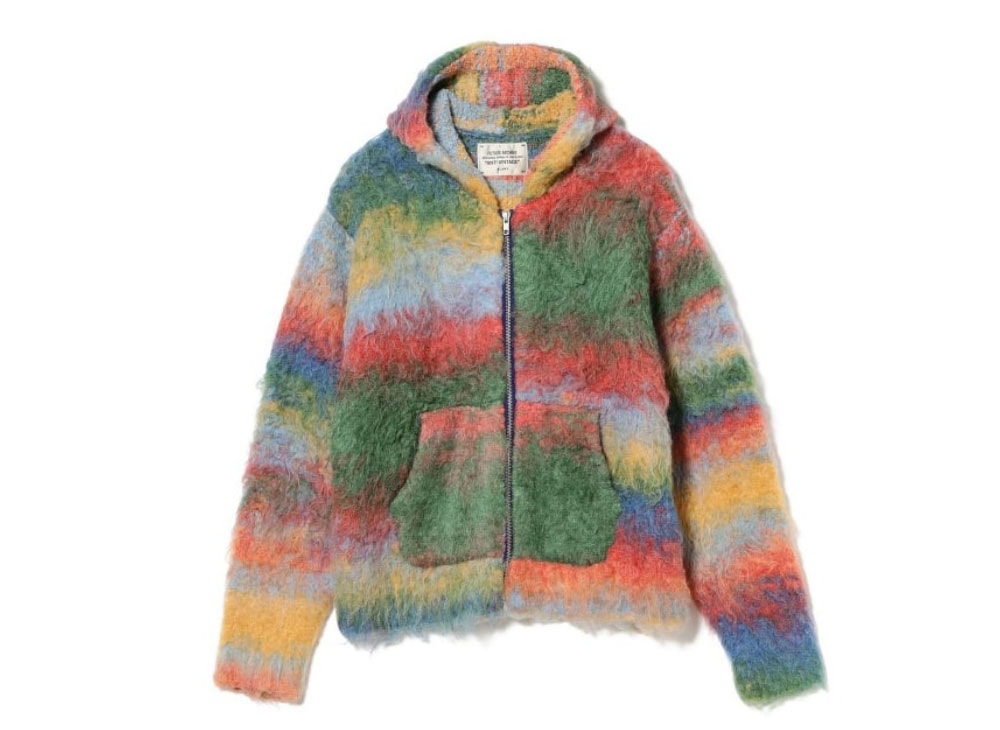 美品 FUTURE ARCHIVE / SHAGGY ZIP モヘヤ パーカー Future Archive