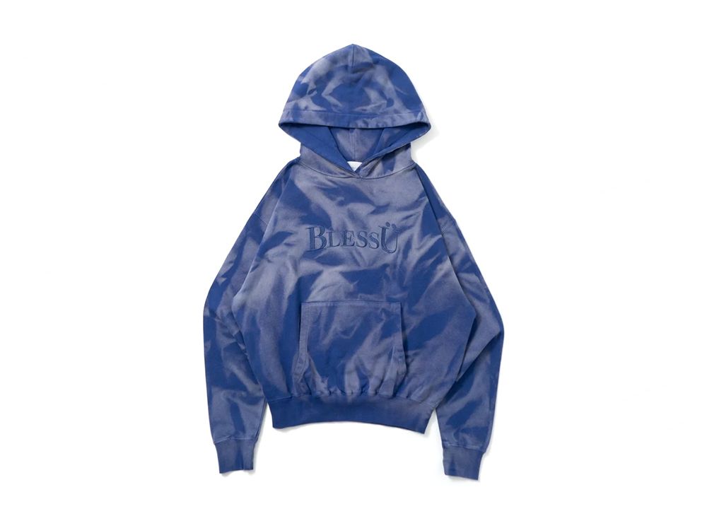 bless u pigment zip hoodie bless u pigment zip hoodie ブラック