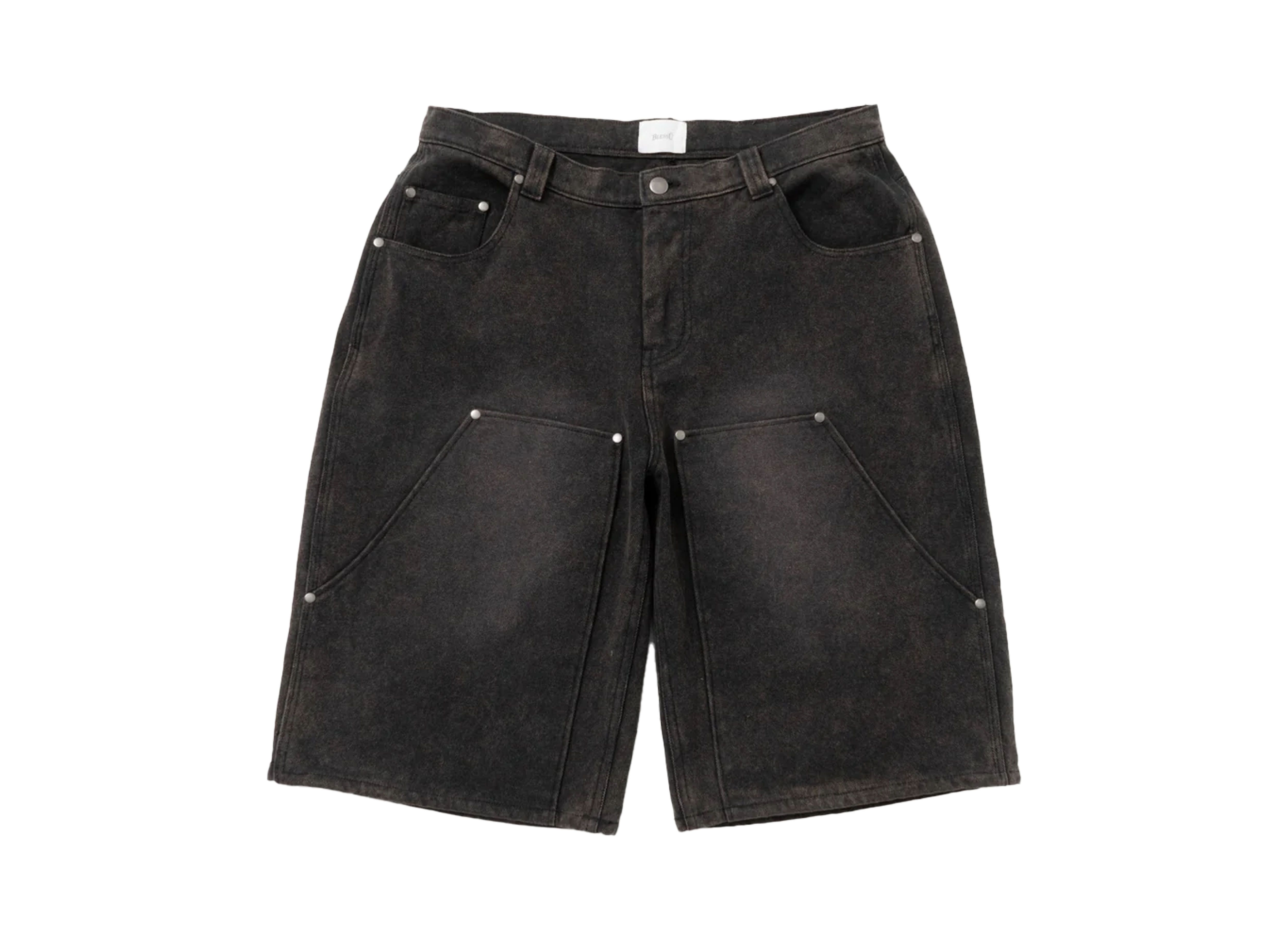 BLESSU ダークブラウン バギーデニム M bless u デニムブラウン ブレスユー