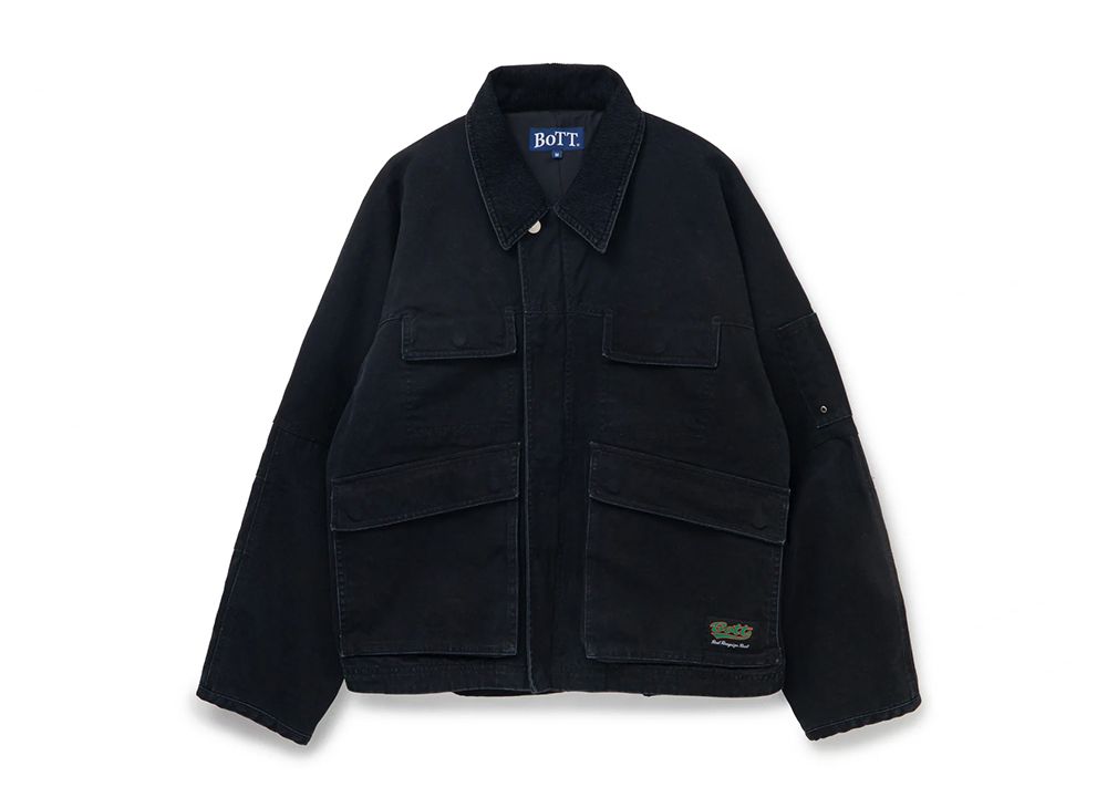 BOTT ロゴ入り黒ジャケット