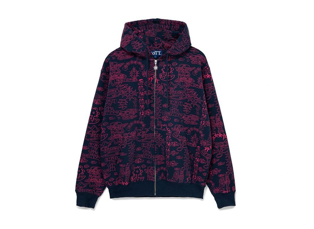 BoTT パーカー Lサイズ パープル 新品】BOTT フリース PURPLE Mサイズ （中古・古着通販