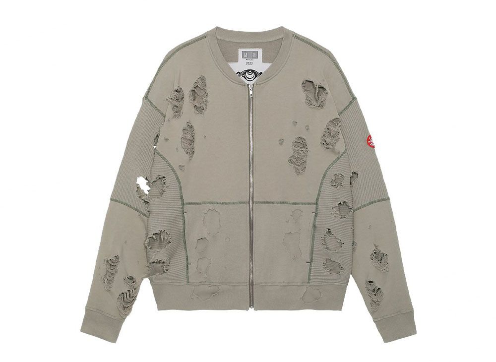 Cav Empt (C.E) Plague Wide Rib Cut Zip Sweat 