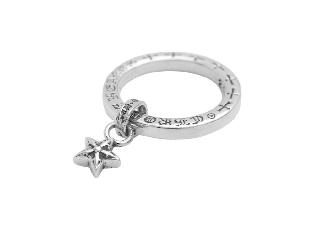クロムハーツ（Chrome Hearts）ピアス シルバーアクセサリー イアリング スター スタッド 【クロム・ハーツ】【クロムハーツ財布】 | 【正規品】CHROME HEARTS スタースタッド ピアス シルバー925 | ピアス(片耳用)