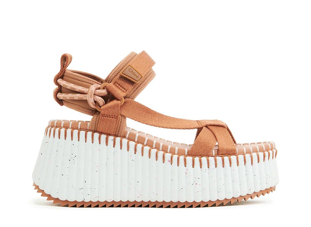 新品 クロエ Chloe サンダル 37 Chloé Namaウェッジ サンダル | Chloé JP