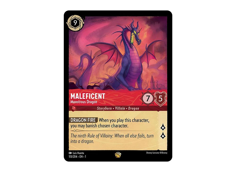 ロルカナマレフィセントドラゴン