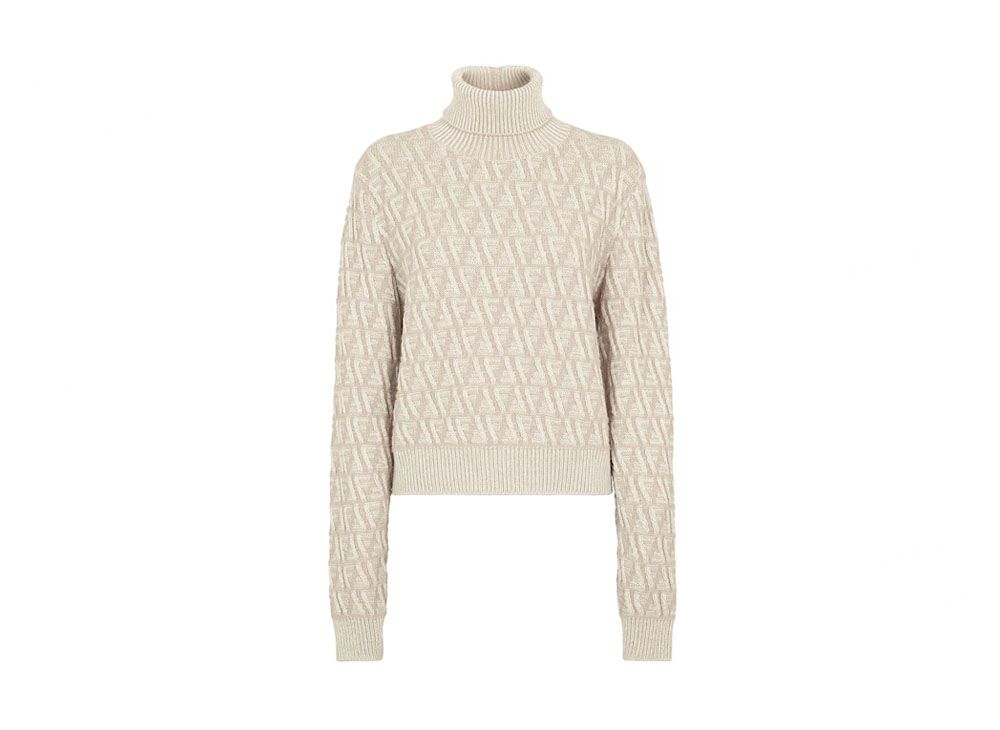 FENDI ニットスカート フェンディ FENDI - フェンディ FENDI ニットロングスカート FZQ689 ピンク