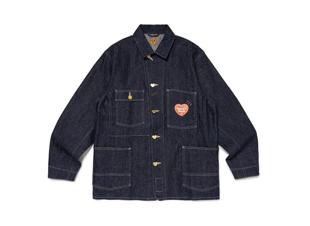 HUMAN MADE Denim Coverall Jacket Past 
