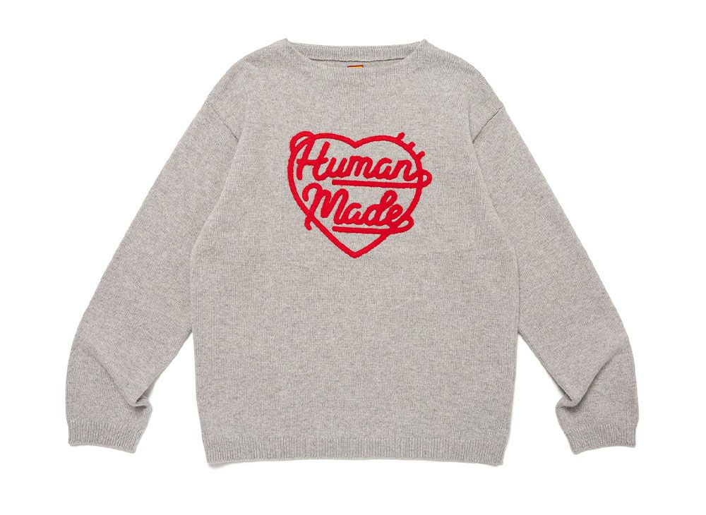 Human Made グレー スウェット2XL HUMAN MADE Heart Knit