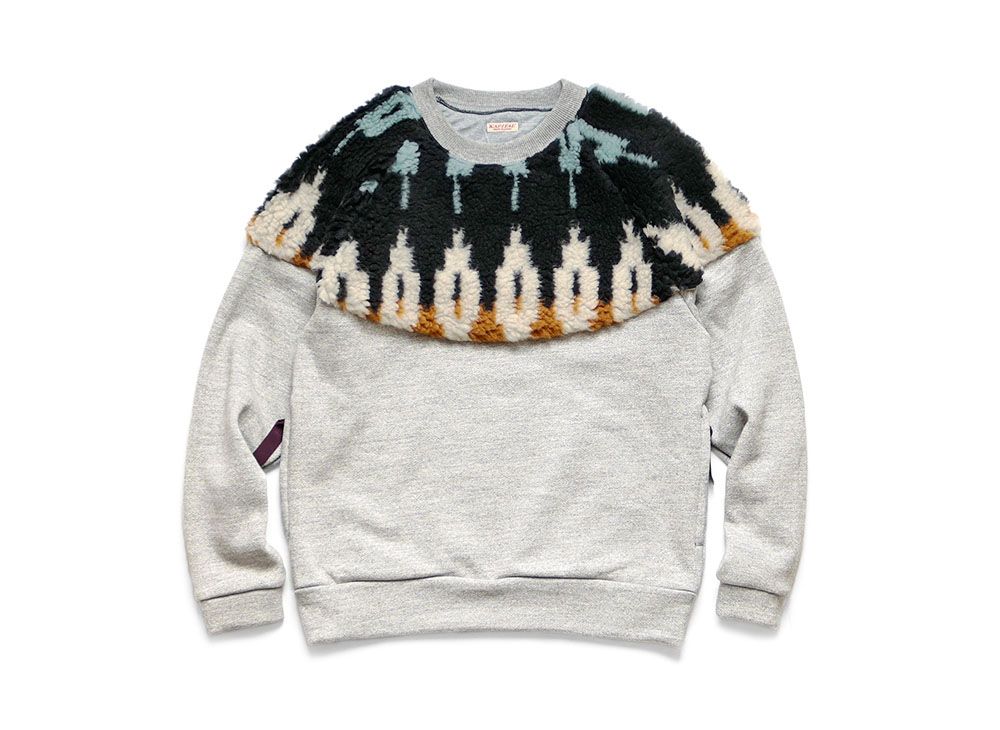 KAPITAL TOP BURNS x BOA FLEECE NORDIC SWEAT 