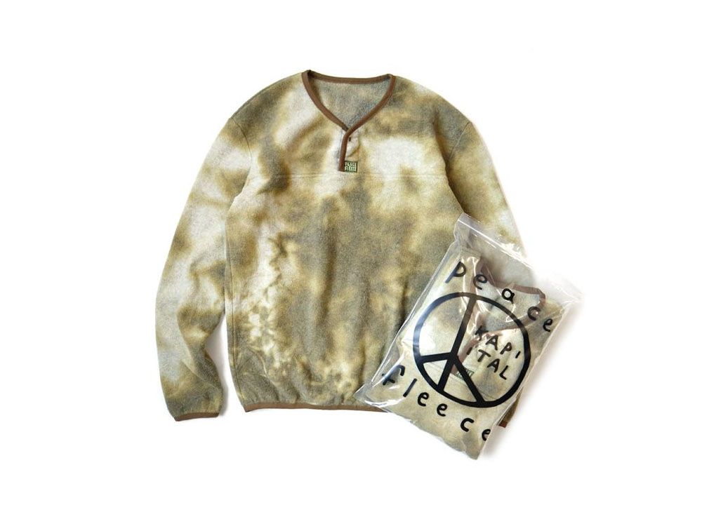 KAPITAL Reverse Fleece Tie Dye Pack Long Tee  