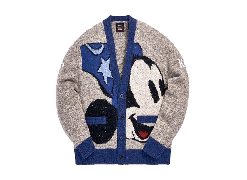 KITH × Disney ネイビー カーディガン L KITH × Disney ネイビー カーディガン L