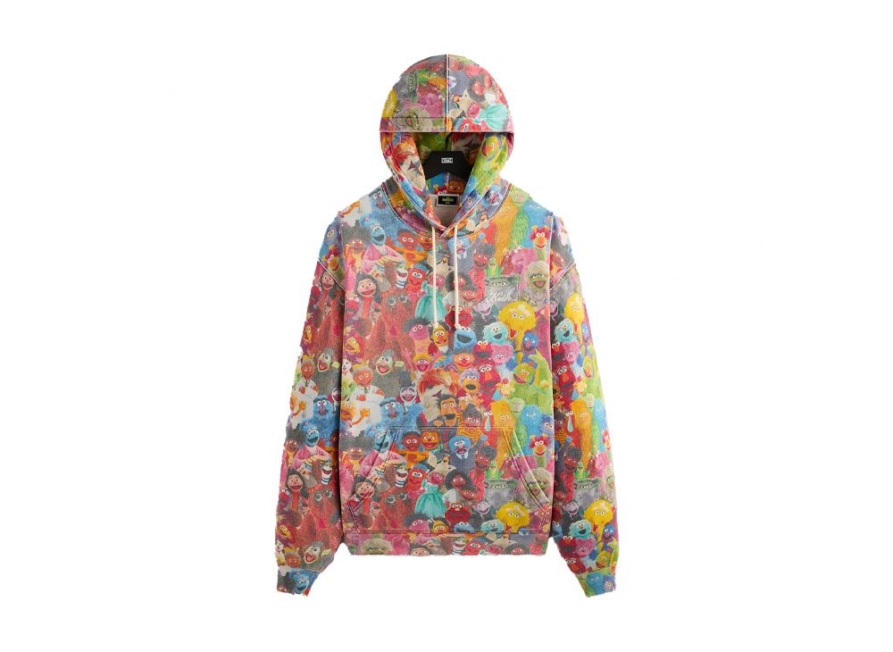 新品】Kith セサミストリート ファミリー フーディーXL 