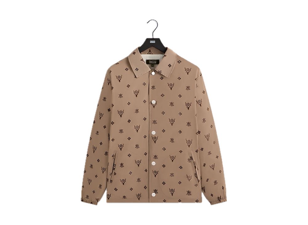 Kith x South2 West8 for Columbia Flocked Monogram Coaches Jacket 