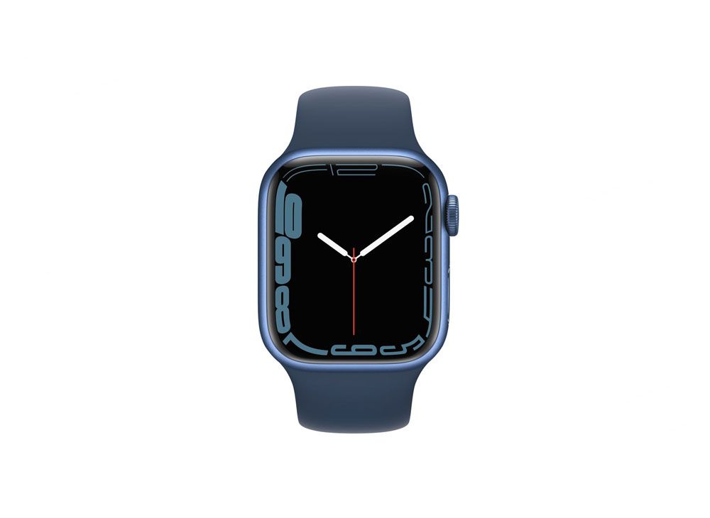 Apple Watch7 GPS ブルー 41mm スポーツベルト（APPLE-WATCH
