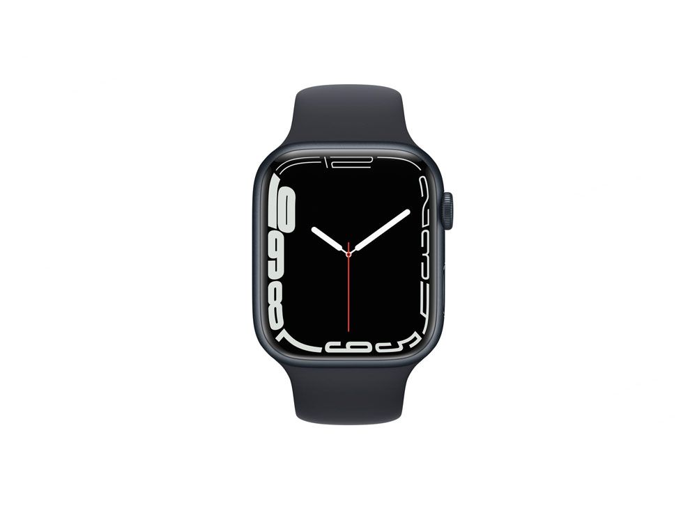 アップルウォッチ シリーズ7 GPS 45mm ミッドナイトアルミニウムケース 