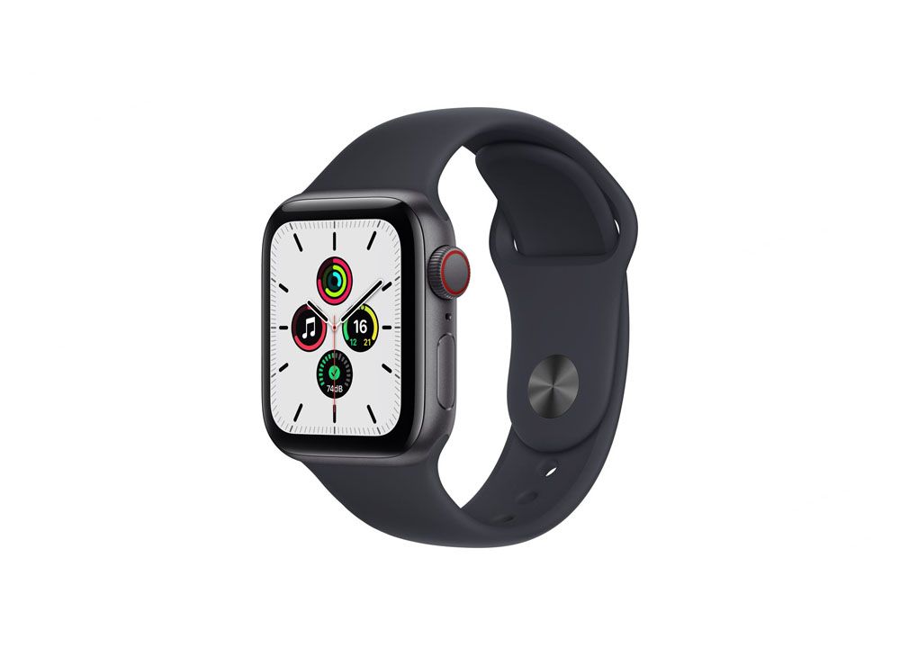 アップルウォッチ SE (GPS + セルラーモデル) 40mm スペースグレイ 