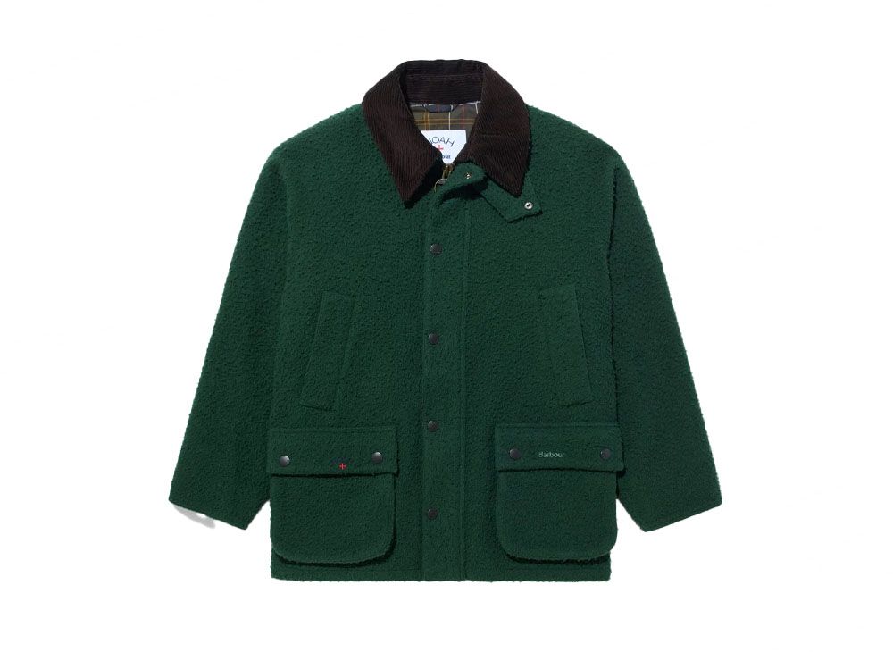 Noah x Barbour Wool Teddy Bedale Jacket 