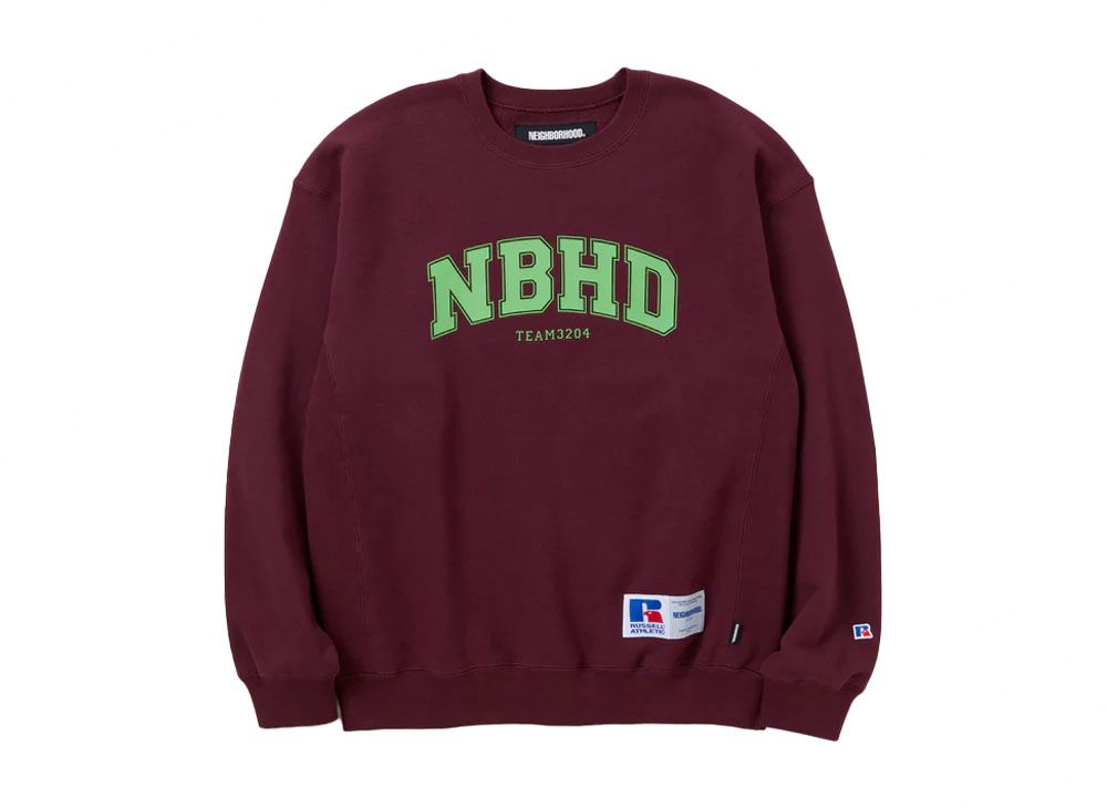 トップス NH X RUSSELL ATHLETIC . SWEATSHIRT LS スウェット NH X BOUNTY HUNTER X