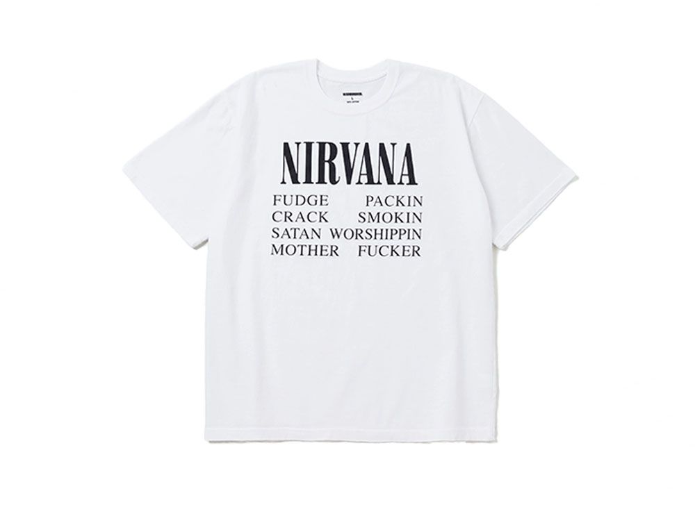 Lサイズ White NEIGHBORHOOD NIRVANA TEE SS-1｜メンズ