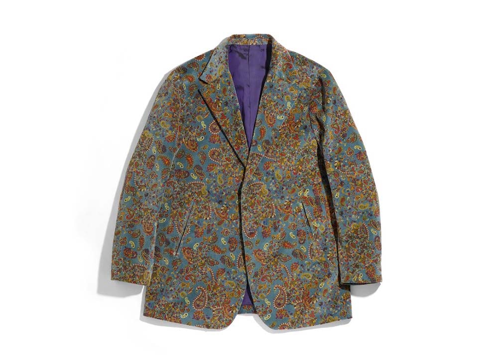 Needles 2B JACKET - C/PU 8W CORDUROY / PAISLEY PT. 