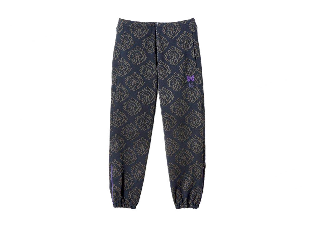 NEEDLES x Sasquatchfabrix. Zipped Sweat Pant Curled Up Dragon 