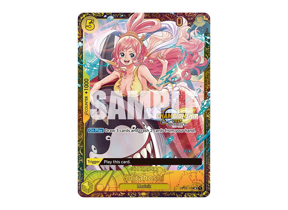 ワンピースカード しらほし チャンピオンシップ2024 トップ64 正規品