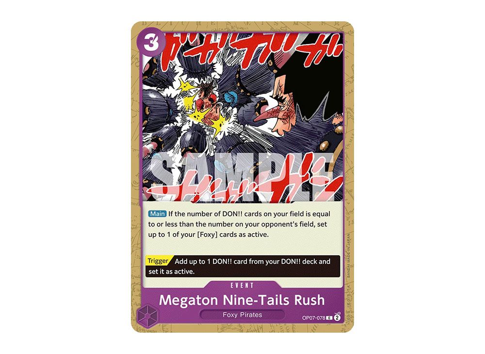 Megaton Nine-Tails Rush C [OP07-078] [EN](Booster Pack 