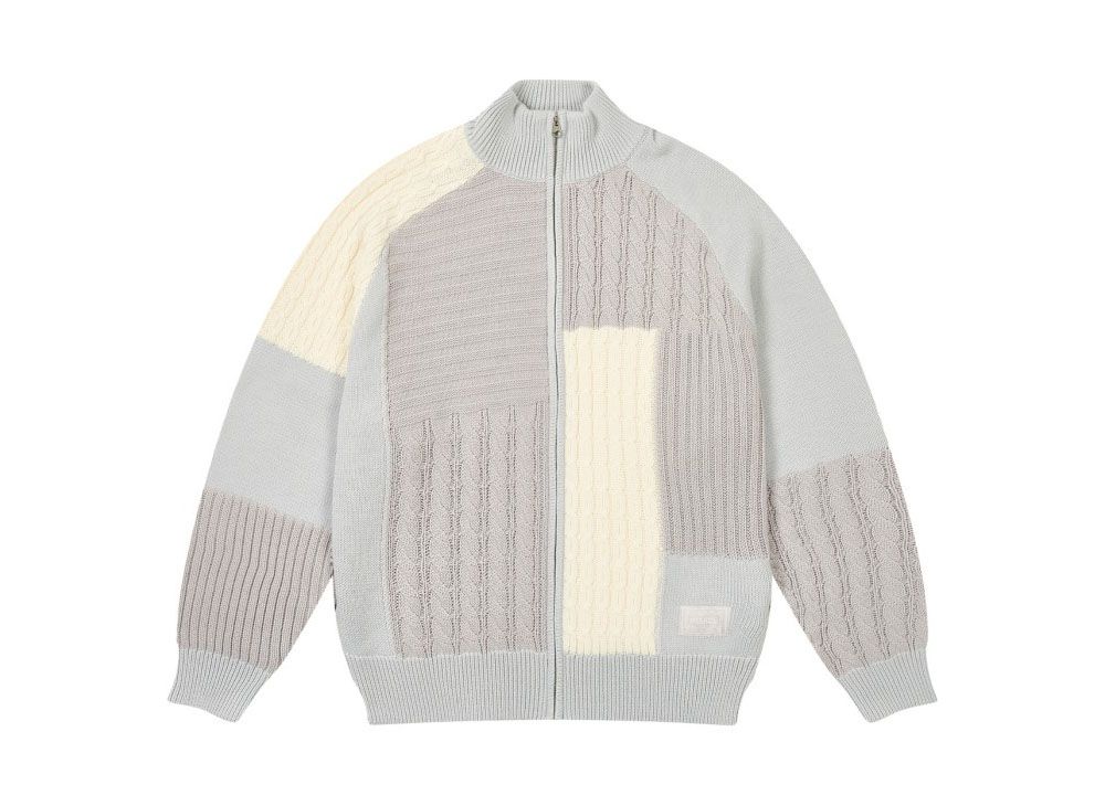 PALACE PATCHWORK ZIP KNIT 
