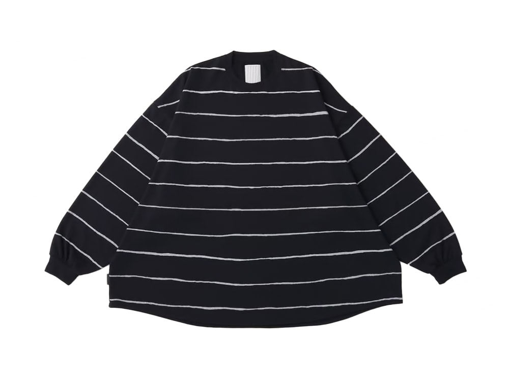 S.F.C Super Big Wide Side Stripe Tech LS Tee