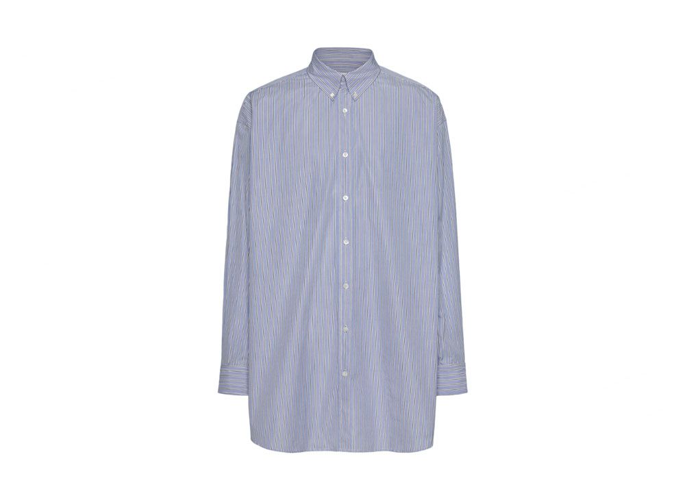 ［値下げ］新品メゾン マルジェラ/オーガニックコットン オックスフォード シャツ Maison Margiela PARIS オーガニックコットンオックスフォード