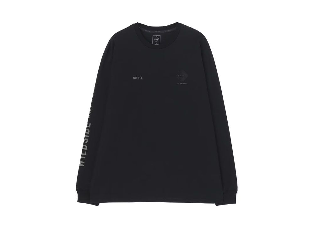 Wildside Yohji Yamamoto x F.C.Real Bristol L/S Team Emblem Tee ...