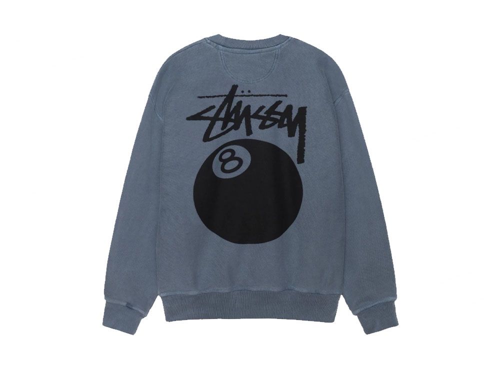Stussy 8 Ball Crew Pigment Dyed 