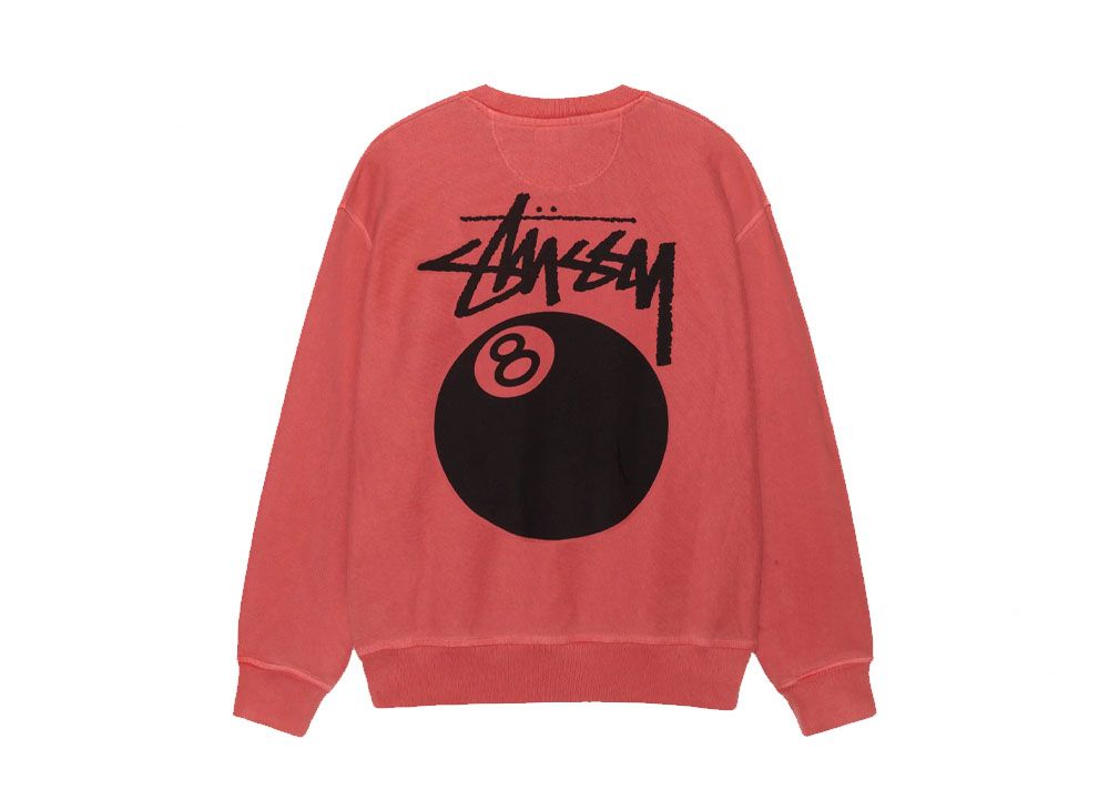 Stussy 8 Ball Crew Pigment Dyed 