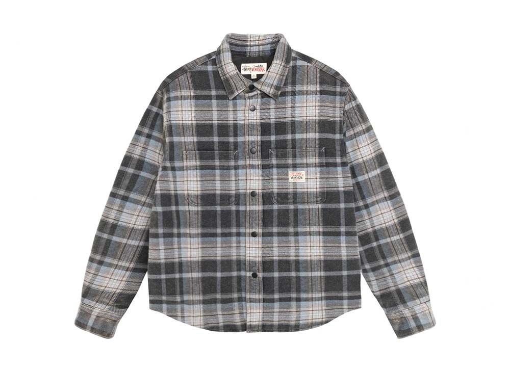 Stussy Heavy Washed Plaid Shirt 