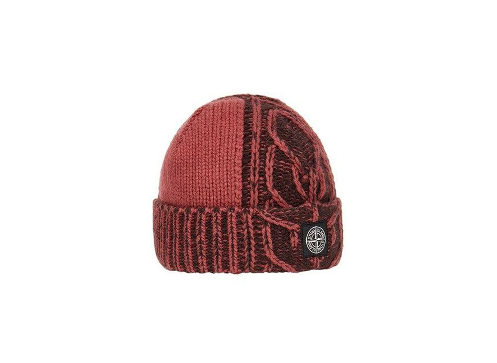 Stone Island N18D8 LAMBSWOOL WITH ARAN MOTIF 