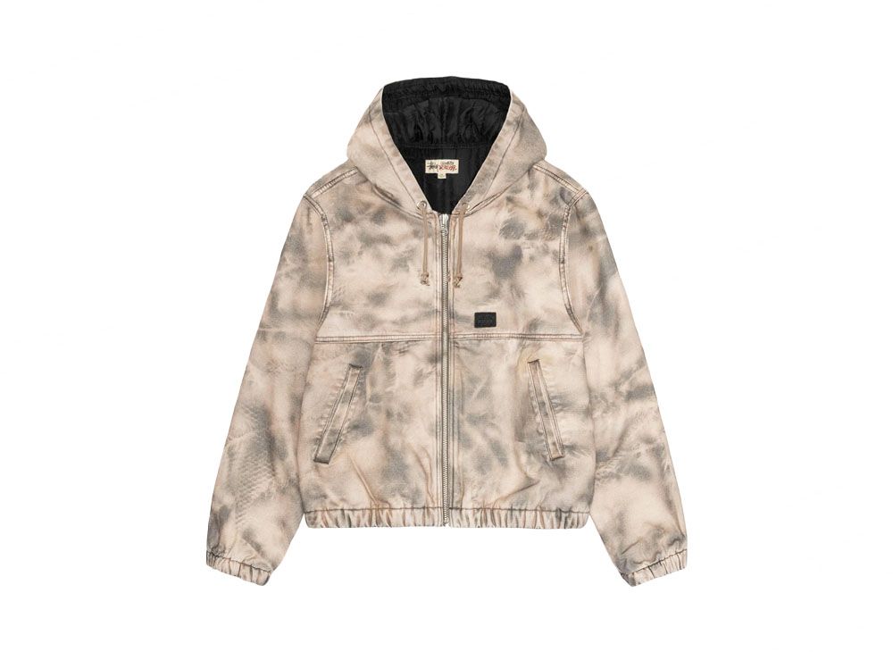 STUSSY WORK JACKET STENPAT CAMO Mサイズ