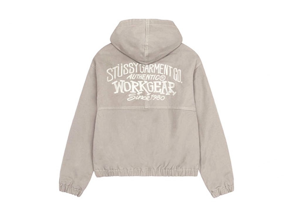 STUSSY WORK JACKET CONTRAST STITCH